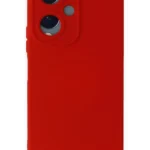 Uray store Vivo Y17S Kılıf Nano içi Kadife Silikon - Kırmızı