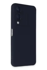 Uray store Vivo Y17S Kılıf Nano içi Kadife Silikon - Lacivert - Görsel 2