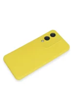 Uray store Vivo Y17S Kılıf Nano içi Kadife Silikon - Sarı - Görsel 4