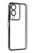 Uray store Vivo Y17S Kılıf Razer Lensli Silikon - Siyah - Görsel 2