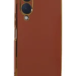 Uray store Vivo Y17S Kılıf Volet Silikon - Kırmızı