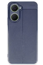 Uray store Vivo Y18 Kılıf Auto Focus Kapak - Lacivert - Görsel 2