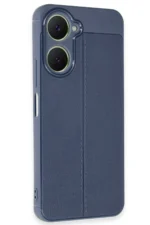 Uray store Vivo Y18 Kılıf Auto Focus Kapak - Lacivert - Görsel 3