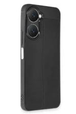 Uray store Vivo Y18 Kılıf Auto Focus Kapak - Siyah - Görsel 3