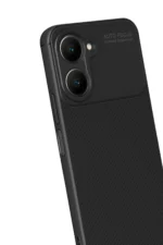 Uray store Vivo Y18 Kılıf Auto Focus Karbon Kapak - Siyah - Görsel 3