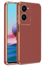 Uray store Vivo Y18 Kılıf Volet Silikon - Kırmızı