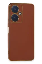 Uray store Vivo Y27 Kılıf Volet Silikon - Kırmızı
