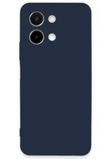 Uray store Vivo Y28 Kılıf First Silikon - Lacivert
