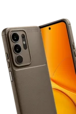 Uray store Vivo Y29 4G Auto Focus Karbon Kapak - Kahverengi - Görsel 2