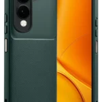 Uray store Vivo Y29S Auto Focus Karbon Kapak - Koyu Yeşil