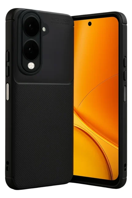 Uray store Vivo Y29S Auto Focus Karbon Kapak - Siyah