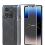 Uray store Vivo Y35 Kılıf Lüx Şeffaf Silikon