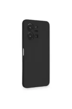 Uray store Vivo Y35 Kılıf Nano içi Kadife Silikon - Siyah - Görsel 2