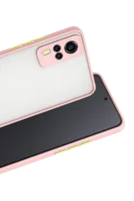 Uray store Vivo Y53S Kılıf Montreal Silikon Kapak - Pembe - Görsel 2