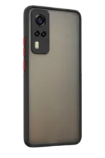 Uray store Vivo Y53S Kılıf Montreal Silikon Kapak - Siyah - Görsel 3