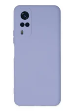 Uray store Vivo Y53S Kılıf Nano içi Kadife Silikon - Lila - Görsel 2