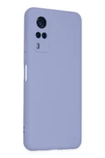 Uray store Vivo Y53S Kılıf Nano içi Kadife Silikon - Lila - Görsel 3