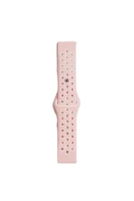 Uray store Watch 22mm Spor Delikli Kordon - Pembe-Beyaz - Görsel 2