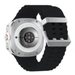 Uray store Watch 7 Ultra KR417 Rug Silikon Kordon - Siyah