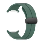 Uray store Watch 7 Ultra KR418 Tender Silikon Kordon - Koyu Yeşil