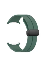 Uray store Watch 7 Ultra KR418 Tender Silikon Kordon - Koyu Yeşil