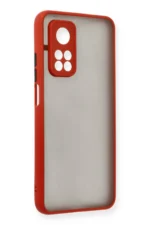 Uray store Xiaomi Mi 10T Kılıf Montreal Silikon Kapak - Kırmızı - Görsel 2