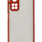 Uray store Xiaomi Mi 10T Kılıf Montreal Silikon Kapak - Kırmızı
