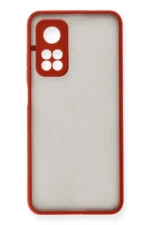 Uray store Xiaomi Mi 10T Kılıf Montreal Silikon Kapak - Kırmızı