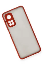 Uray store Xiaomi Mi 10T Kılıf Montreal Silikon Kapak - Kırmızı - Görsel 3