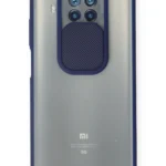 Uray store Xiaomi Mi 10T Lite Kılıf Palm Buzlu Kamera Sürgülü Silikon - Lacivert