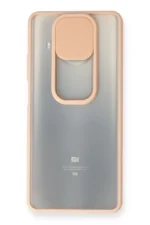 Uray store Xiaomi Mi 10T Lite Kılıf Palm Buzlu Kamera Sürgülü Silikon - Pembe - Görsel 2