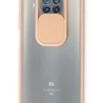 Uray store Xiaomi Mi 10T Lite Kılıf Palm Buzlu Kamera Sürgülü Silikon - Pembe