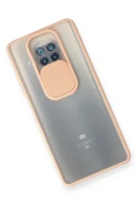 Uray store Xiaomi Mi 10T Lite Kılıf Palm Buzlu Kamera Sürgülü Silikon - Pembe - Görsel 3