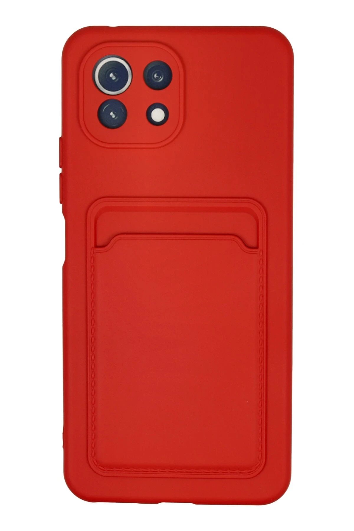 newface-xiaomi-mi-11-kilif-kelvin-kartvizitli-silikon-kirmizi-default Uray store Xiaomi Mi 11 Kılıf Kelvin Kartvizitli Silikon - Kırmızı - Görsel 1