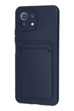 Uray store Xiaomi Mi 11 Kılıf Kelvin Kartvizitli Silikon - Lacivert - Görsel 3