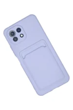 Uray store Xiaomi Mi 11 Kılıf Kelvin Kartvizitli Silikon - Lila - Görsel 2