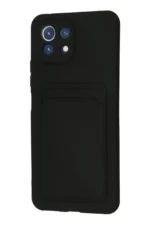 Uray store Xiaomi Mi 11 Kılıf Kelvin Kartvizitli Silikon - Siyah - Görsel 3