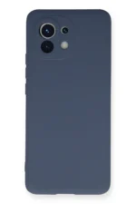 Uray store Xiaomi Mi 11 Kılıf Nano içi Kadife Silikon - Gri