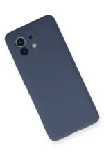 Uray store Xiaomi Mi 11 Kılıf Nano içi Kadife Silikon - Gri - Görsel 3