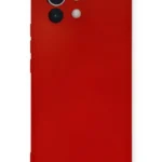 Uray store Xiaomi Mi 11 Kılıf Nano içi Kadife Silikon - Kırmızı