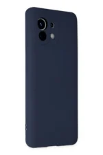 Uray store Xiaomi Mi 11 Kılıf Nano içi Kadife Silikon - Lacivert - Görsel 2