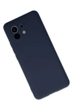 Uray store Xiaomi Mi 11 Kılıf Nano içi Kadife Silikon - Lacivert - Görsel 3