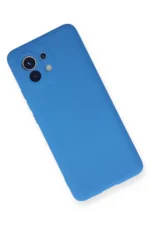 Uray store Xiaomi Mi 11 Kılıf Nano içi Kadife Silikon - Mavi - Görsel 3
