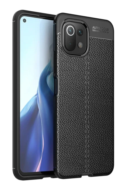 Uray store Xiaomi Mİ 11 Lite Kılıf Auto Focus Kapak - Siyah