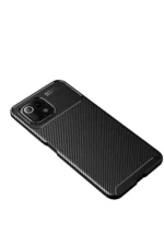 Uray store Xiaomi Mİ 11 Lite Kılıf Auto Focus Karbon Kapak - Siyah - Görsel 4