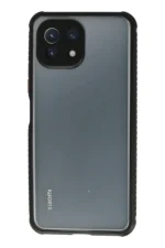 Uray store Xiaomi Mİ 11 Lite Kılıf Miami Şeffaf Silikon - Siyah