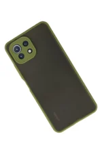 Uray store Xiaomi Mİ 11 Lite Kılıf Montreal Silikon Kapak - Açık Yeşil - Görsel 2