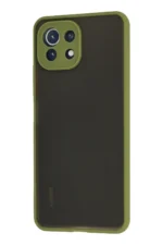 Uray store Xiaomi Mİ 11 Lite Kılıf Montreal Silikon Kapak - Açık Yeşil - Görsel 3