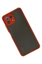 Uray store Xiaomi Mİ 11 Lite Kılıf Montreal Silikon Kapak - Kırmızı - Görsel 2