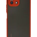 Uray store Xiaomi Mİ 11 Lite Kılıf Montreal Silikon Kapak - Kırmızı